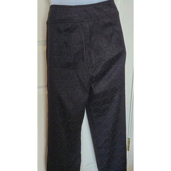 Chico's Embossed dress Pants Black Jacquard size 1.5 - Picture 8 of 8